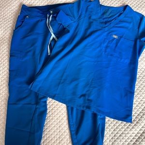 Figs Royal Blue Scrubs